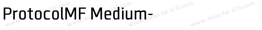 ProtocolMF Medium字体转换